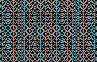 Altıgen desenli modern renkli arkaplan