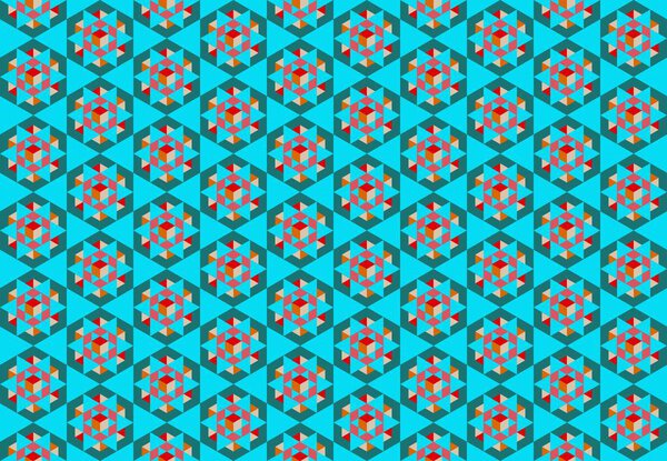 Seamless abstract background with geometric elements