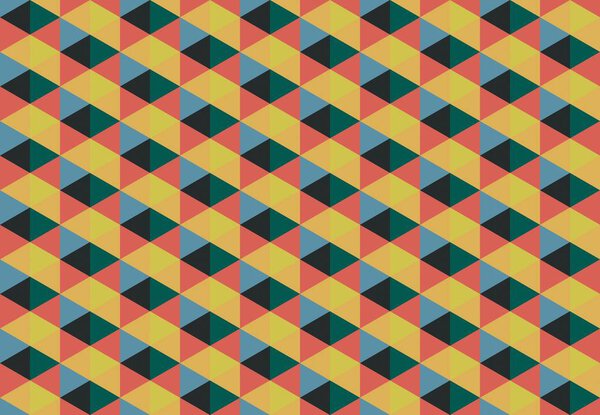 Modern colorful backdrop with hexagonal pattern