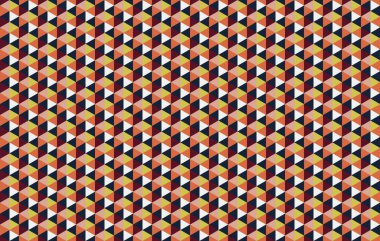 Altıgen desenli modern renkli arkaplan