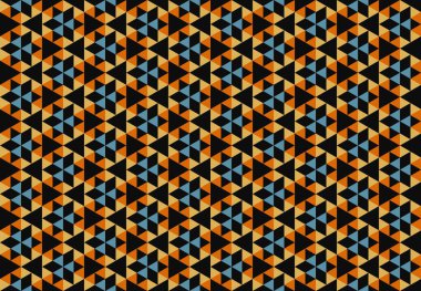 Altıgen desenli modern renkli arkaplan