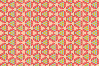 Altıgen desenli modern renkli arkaplan