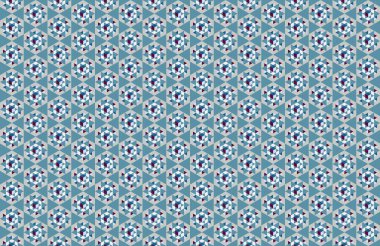 Tekrarlanan şekillerle soyut yaratıcı arkaplan