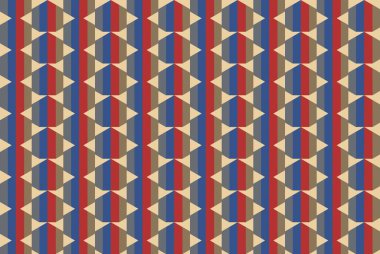 Altıgen desenli modern renkli arkaplan