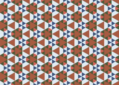 Altıgen desenli modern renkli arkaplan