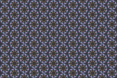 Tekrarlanan şekillerle soyut yaratıcı arkaplan