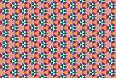 Altıgen desenli modern renkli arkaplan