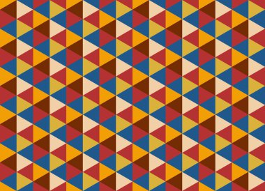 Altıgen desenli modern renkli arkaplan