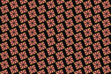 Geometrik elementlerle kusursuz soyut arkaplan