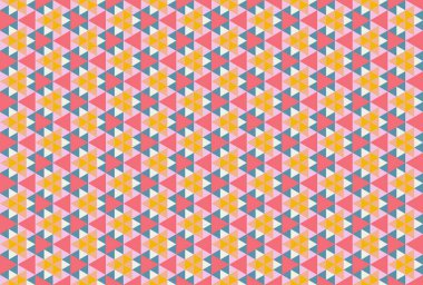 Geometrik elementlerle kusursuz soyut arkaplan