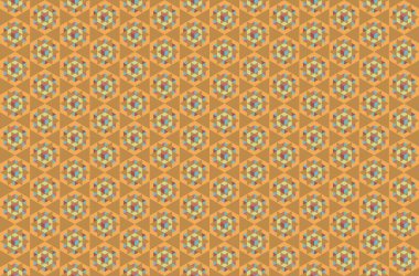 Altıgen desenli modern renkli arkaplan