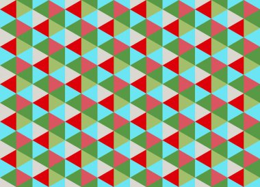 Altıgen desenli modern renkli arkaplan