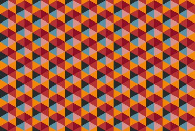 Altıgen desenli modern renkli arkaplan