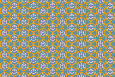 Tekrarlanan şekillerle soyut yaratıcı arkaplan