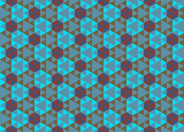 Altıgen desenli modern renkli arkaplan