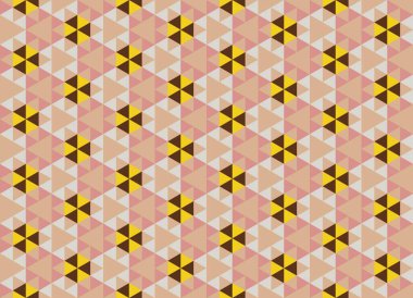 Altıgen desenli modern renkli arkaplan