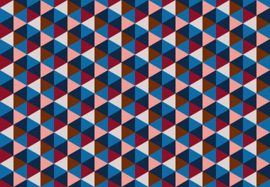 Altıgen desenli modern renkli arkaplan