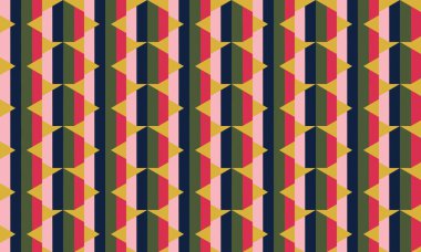 Altıgen desenli modern renkli arkaplan