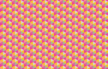 Altıgen desenli modern renkli arkaplan