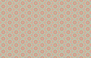 Tekrarlanan şekillerle soyut yaratıcı arkaplan