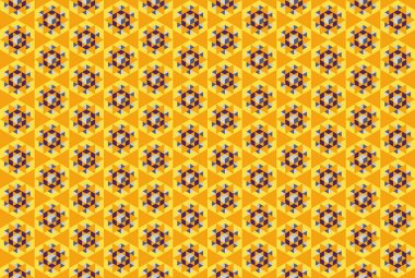 Altıgen desenli modern renkli arkaplan