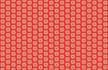 Tekrarlanan şekillerle soyut yaratıcı arkaplan