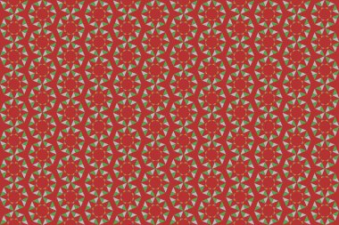 Tekrarlanan şekillerle soyut yaratıcı arkaplan