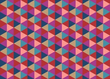 Altıgen desenli modern renkli arkaplan