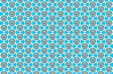 Altıgen desenli modern renkli arkaplan