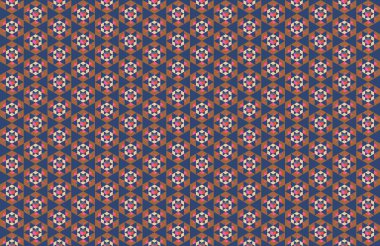 Tekrarlanan şekillerle soyut yaratıcı arkaplan