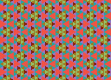 Altıgen desenli modern renkli arkaplan