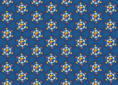 Geometrik elementlerle kusursuz soyut arkaplan