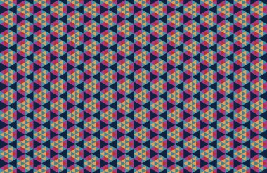 Tekrarlanan şekillerle soyut yaratıcı arkaplan