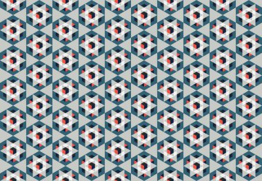 Tekrarlanan şekillerle soyut yaratıcı arkaplan