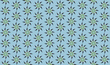 Tekrarlanan şekillerle soyut yaratıcı arkaplan