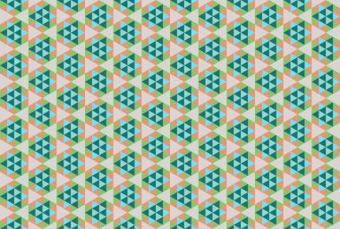 Altıgen desenli modern renkli arkaplan