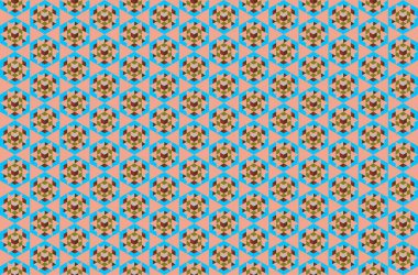 Altıgen desenli modern renkli arkaplan