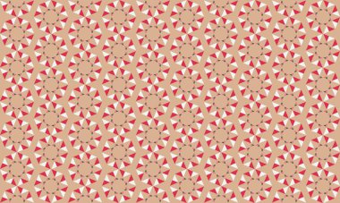 Tekrarlanan şekillerle soyut yaratıcı arkaplan