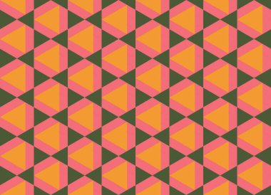 Geometrik elementlerle kusursuz soyut arkaplan