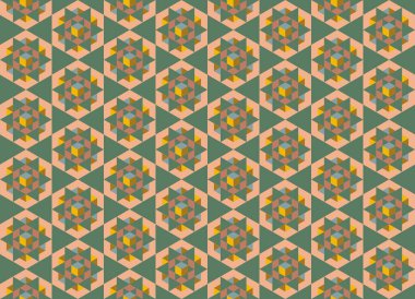 Tekrarlanan şekillerle soyut yaratıcı arkaplan