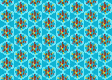 Geometrik elementlerle kusursuz soyut arkaplan