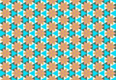 Altıgen desenli modern renkli arkaplan