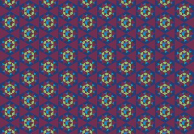 Geometrik elementlerle kusursuz soyut arkaplan