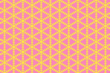 Tekrarlanan şekillerle soyut yaratıcı arkaplan