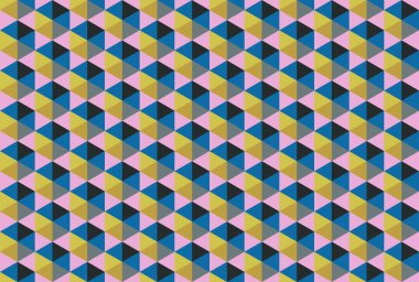 Tekrarlanan şekillerle soyut yaratıcı arkaplan