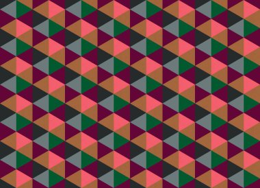 Altıgen desenli modern renkli arkaplan