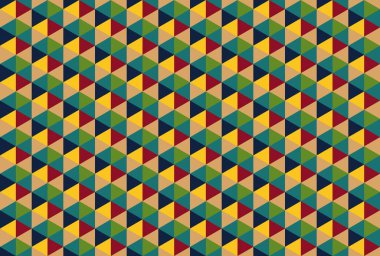 Tekrarlanan şekillerle soyut yaratıcı arkaplan