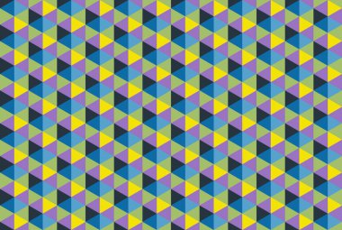 Altıgen desenli modern renkli arkaplan