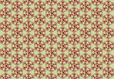 Altıgen desenli modern renkli arkaplan