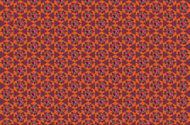 Tekrarlanan şekillerle soyut yaratıcı arkaplan